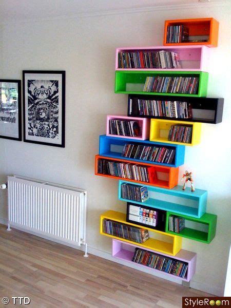 Ideas and plans for dvd wall shelves mounted with brackets. Pin on Home decor