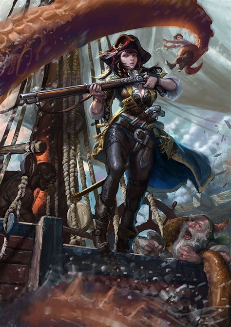 45 Pirate Character Designs In A Diverse Range Of Styles Pirate Art Pirates Pirate Woman