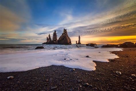 Reynisfjara Is The Most Famous Black Sand Beach In Iceland