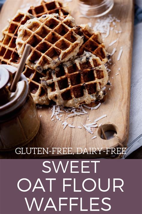 This versatile flour is gluten free and super easy to make at home, just by blending your. Healthy sweet oat flour waffles (gluten-free, dairy-free ...