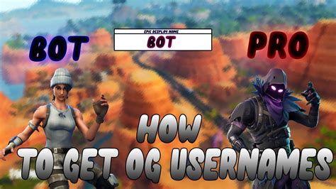 Enter a friend's epic games name or email, then send the request. HOW TO GET *OG* USERNAMES FOR FORTNITE - YouTube