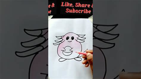 How To Draw Chansey Pokemon Characters Shorts Youtube