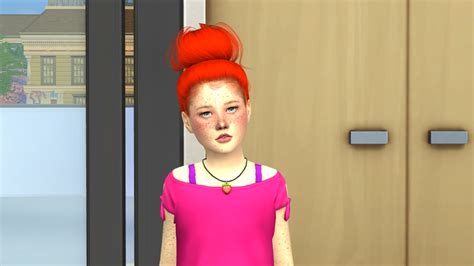 Leah Lillith Ayla Hair 001 Toddler And Child Version Redheadsims Cc