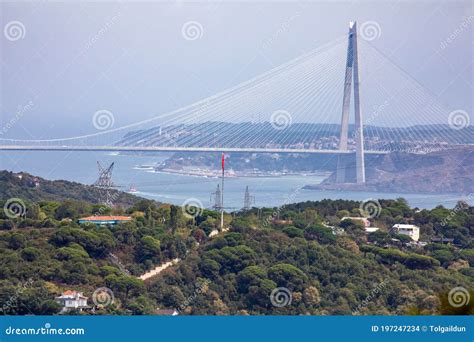 The Yavuz Sultan Selim Bridge In Istanbul Turkey Editorial Stock Image