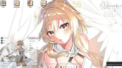 Normal maps, glowing map for clothes; Theme Lumine Genshin Impact for Windows 10 1903-2009 ...