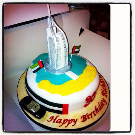 Dubai Themed 30th Birthday Cake 30 Birthday Cake Cake Birthday Cake