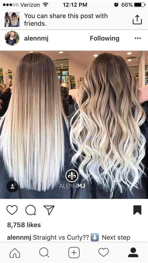 Pin By Hannah Oneill On Hair Color Hair Styles Ombre Hair Blonde