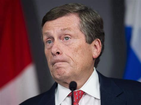 Not Trying To Be On The Front Page Toronto Mayor John Tory On Re