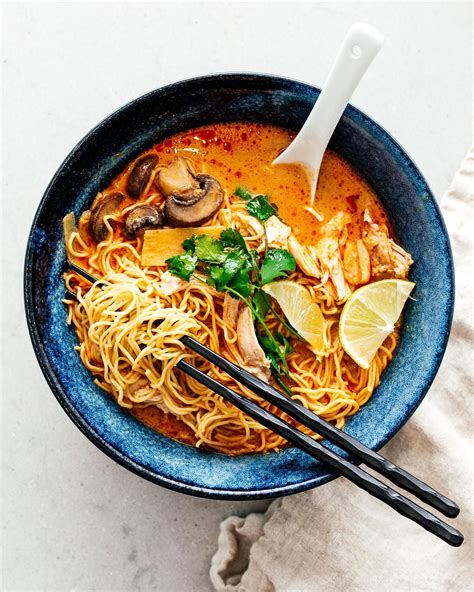 15 Minute Thai Red Curry Ramen Recipe · I Am A Food Blog Recipe