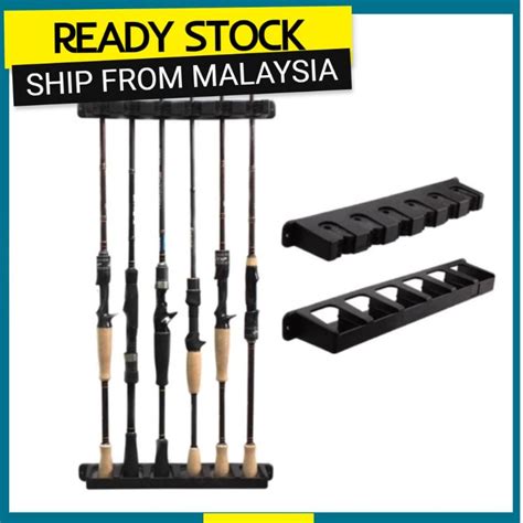 FISHING ROD RACK Store Rods Neatly Securely Tempat Simpan Joran Shopee Malaysia