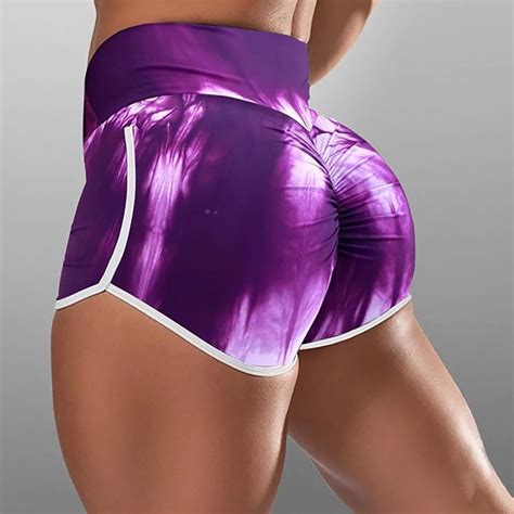 buy ele women yoga sport summer sexy running shorts leggings trouser shorts fitness at