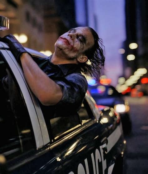 Heath Ledger As The Joker In The Dark Knight 2008 Coringa Cavaleiro
