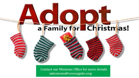 Adopt A Family At Christmas  Crossgate Church