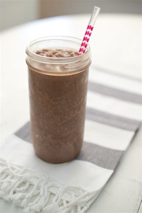 It takes only a few more minutes to make than your average caffeine brew. Domestic Fashionista: Mocha Protein Shake