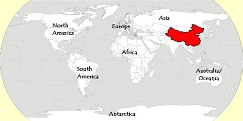 Where Is China Located China Map
