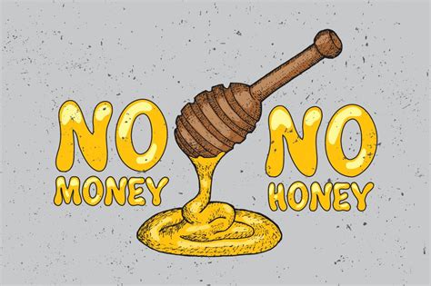 No Money No Honey ~ Illustrations ~ Creative Market