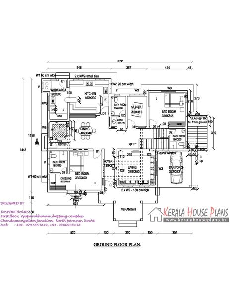 Kerala Home Plan With Elevation Kerala Home Elevation And Plan With 4