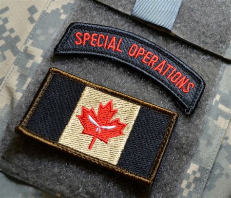 Csor Jtf2 Deuxième Force Opérationnelle Interarmées Canadian Flag Sp