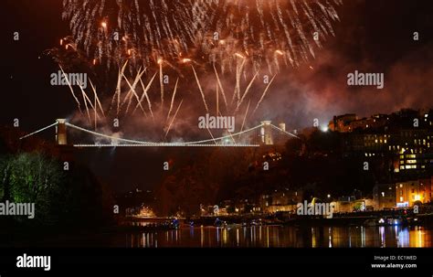 A Fireworks Display To Celebrate The 150th Anniversary Of The Clifton