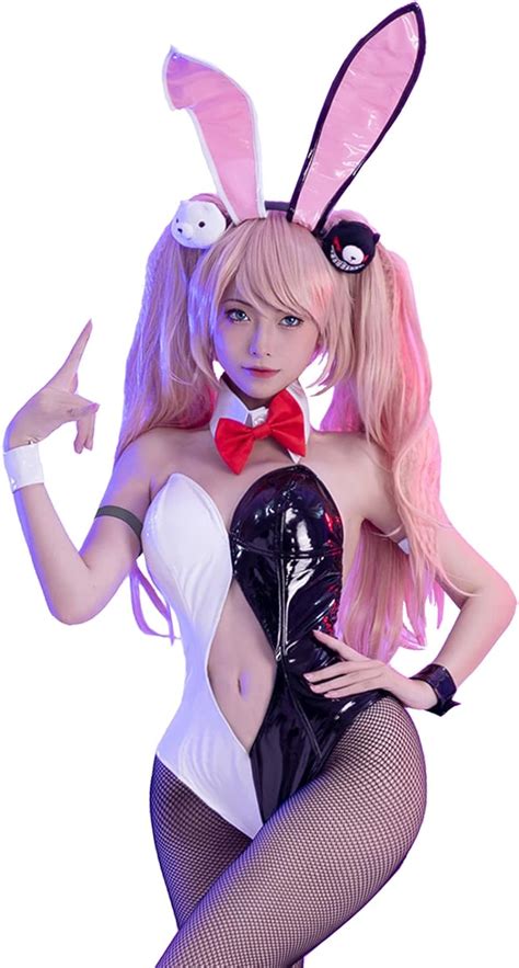 Buy CR ROLECOS Womens Bunny Costume Mai Sakurajima Bunny Suit Bunny Ears Bodysuit Online At