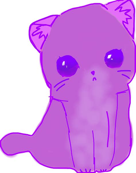 Freetoedit Cat Purple Softcore Fyp Sticker By Yurinaii