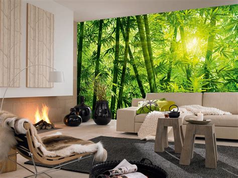 Wizard And Genius Bamboo Forest Wall Mural Forest Wall Mural