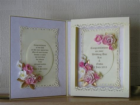 Cards From Lynne`s Loft Wedding Keepsake Card