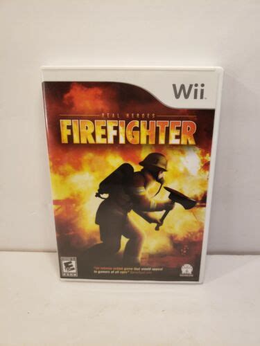 Real Heroes Firefighter Nintendo Wii 2009 Tested Complete