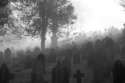 Friedhof Grabsteine Nebel Kostenloses Foto Auf Pixabay Pixabay