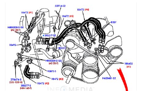 2006 Ford Explorer Coolant Hose Diagram
