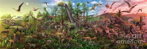 Age Of The Dinosaurs Photograph By Masato Hattoriscience Photo Library