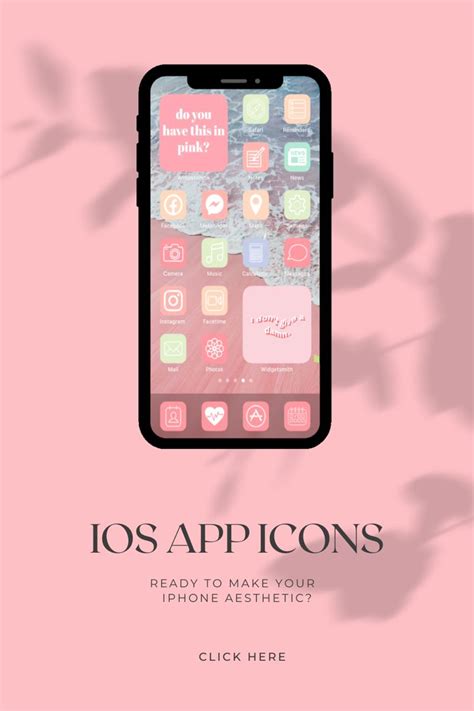 Iphone Ios Aesthetic Home Screen App Icons Pack Iphone 13 Aesthetic