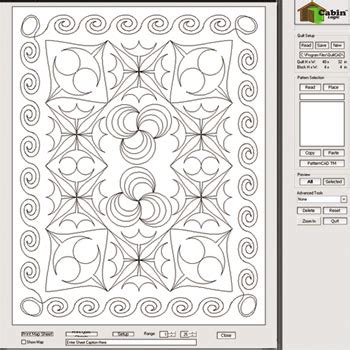 You will feel which is the right notch to put the thread through. QuiltCAD Quilt-top Stitch Design Software