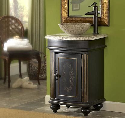 You'll find handcrafted bath vanities in a range of sizes, shapes and colors to create the perfect bathroom look. A Selection of Hand Painted Bathroom Vanities to Add ...