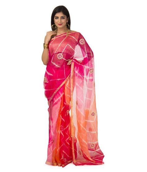 Ranas Multicoloured Tussar Silk Saree Buy Ranas Multicoloured Tussar