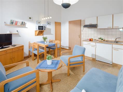 The units have a fully equipped kitchenette with an electric stove top. Ferienwohnung Rosa-Lena Wohnung 7, Norderney - Firma ...