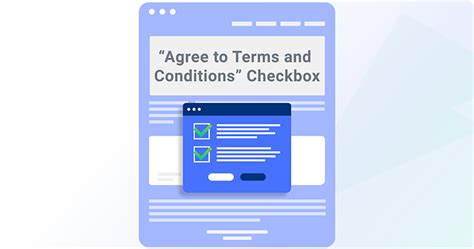 Agree To Terms And Conditions Checkbox Examples Termly