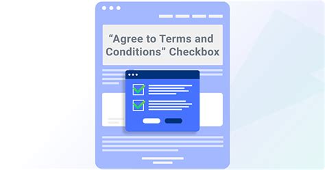 “agree To Terms And Conditions” Checkbox Examples Termly