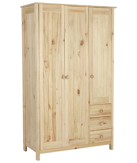Buy Argos Home New Scandinavia 3 Door 3 Drawer Wardrobe Pine