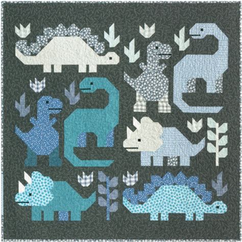 Dinosaur Quilt Etsy