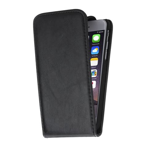 Vertical Leather Flip Case Apple Iphone 6s Black