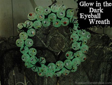 Halloween Craft Eyeball Wreath Hoosier Homemade