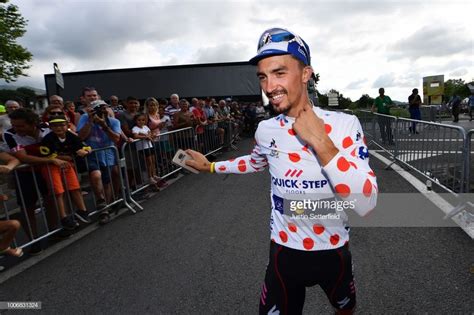 The peloton crawls over the finishing line in what turned out to be an uneventful day in the general classification race at the tour de france. Arrival / Julian Alaphilippe of France and Team Quick-Step ...