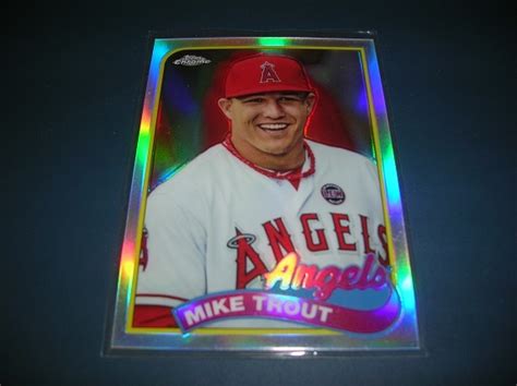 Yahoo オークション Mike Trout2014 Topps Chrome Refractor
