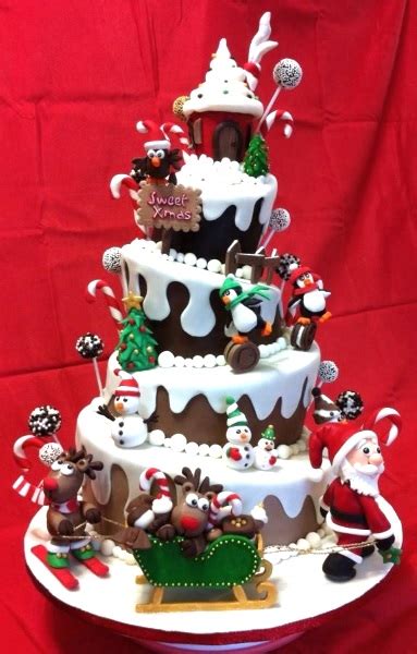 55 Tempting Christmas Cake Designs Pink Lover