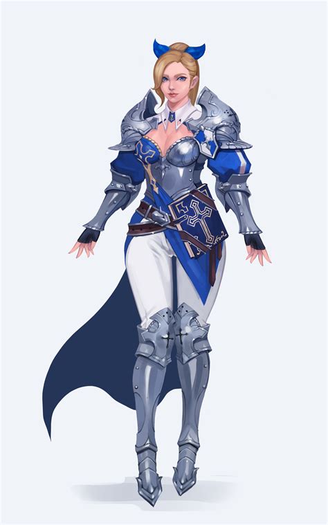 Artstation Character Concept Art Holy Knight