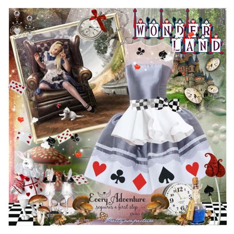 Alice In Wonderland By Prettyasapicture Liked On Polyvore Featuring