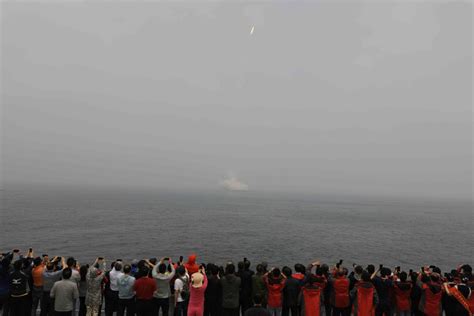 China Launches First Rocket Into Space From Platform At Sea