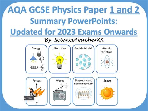 Aqa Gcse Physics Paper Summary Powerpoints For Teaching Resources