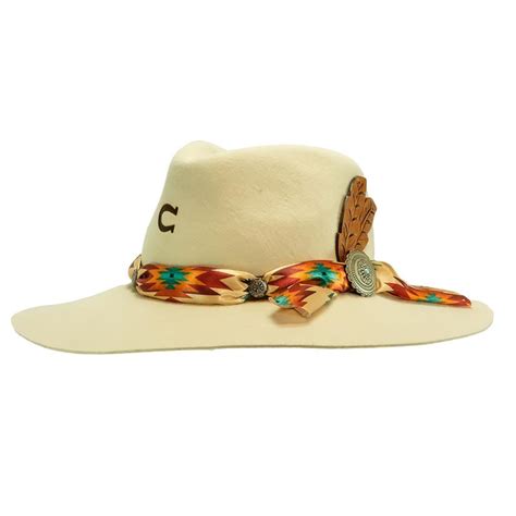 Navajo Ivory Felt Hat By Charlie 1 Horse
